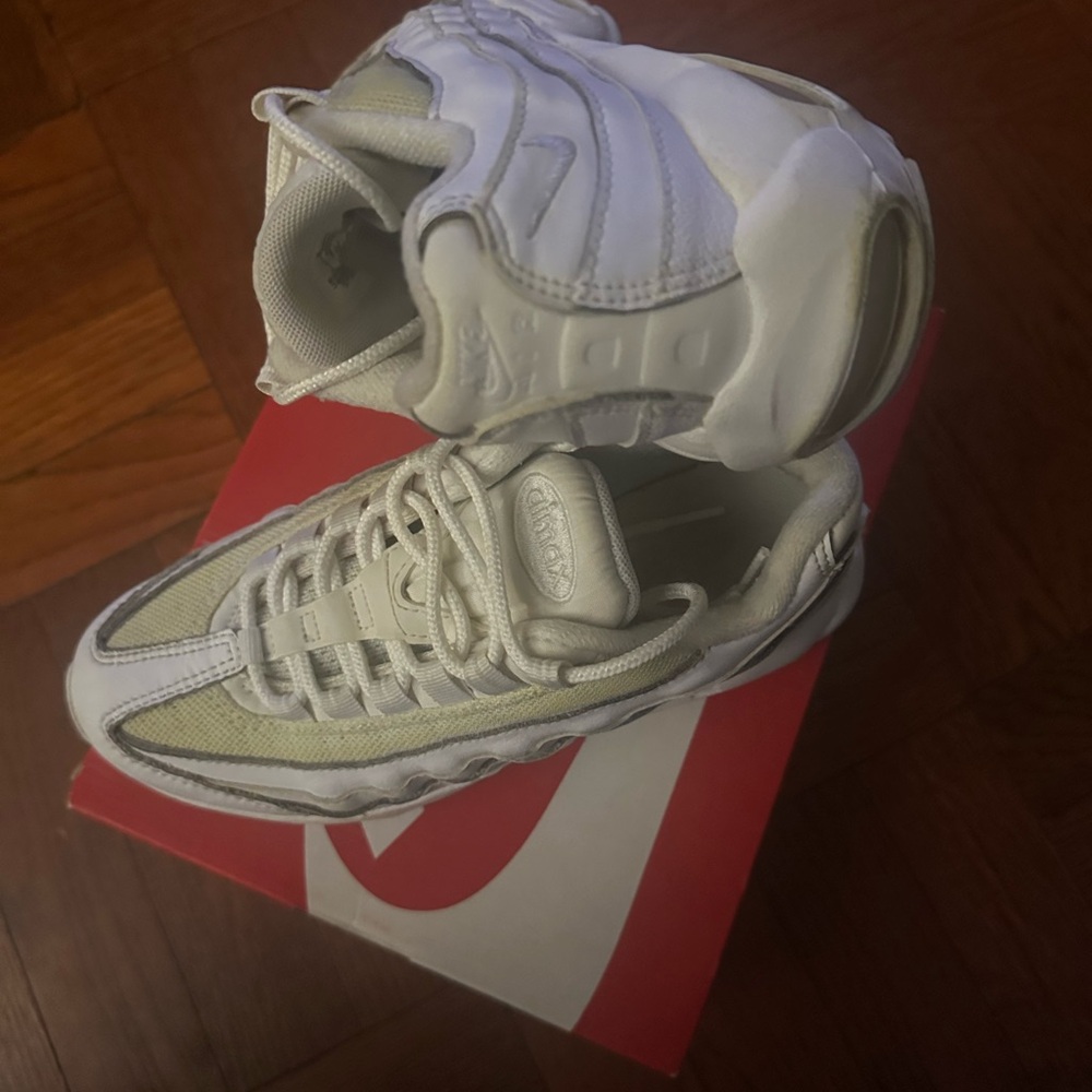 White and Cream Sneakers